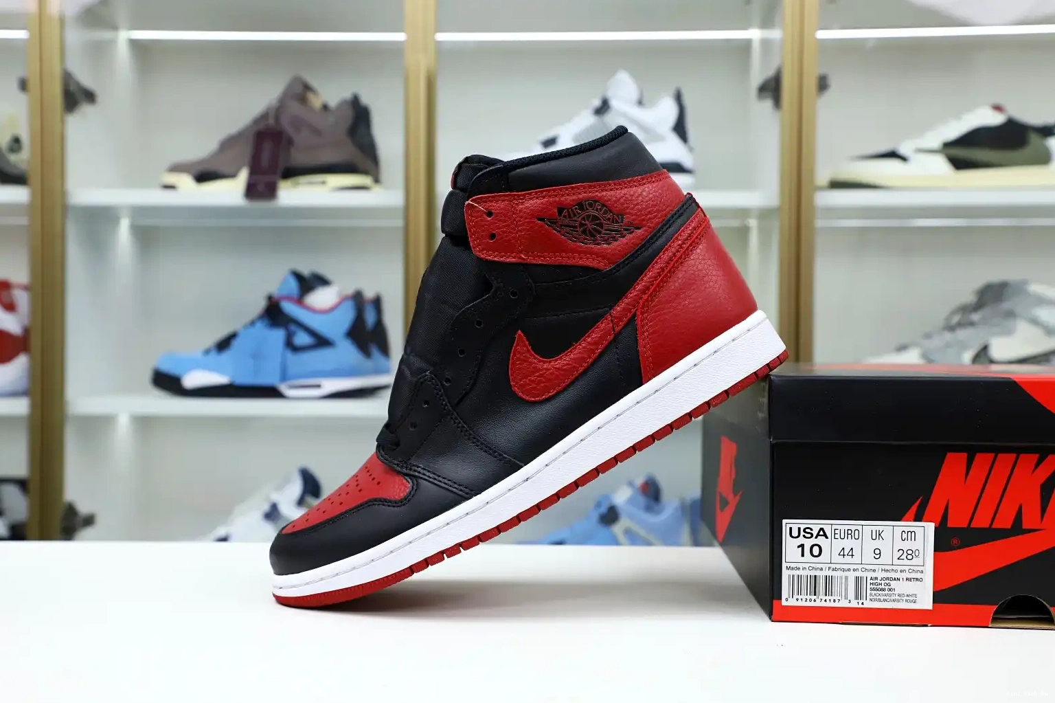 'BRED' HIGH Kimikick RETRO 1 AIR OG JORDAN 0519